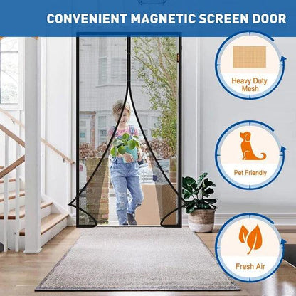 Magic Home Magnetic Foldable Anti Mosquito Door Curtains 🦟❌