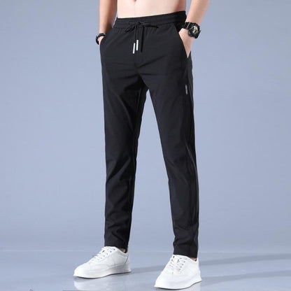 COMBO OF 2 MEN'S SPORTS REGULAR FIT LYCRA TRACK PANT WITH TWO SIDE POCKETS ( BLACK + DARK BLUE )